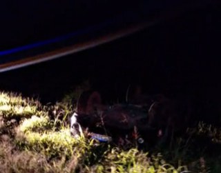 Corrientes: conductor derrapó y volcó en RP 27 cerca de Lavalle